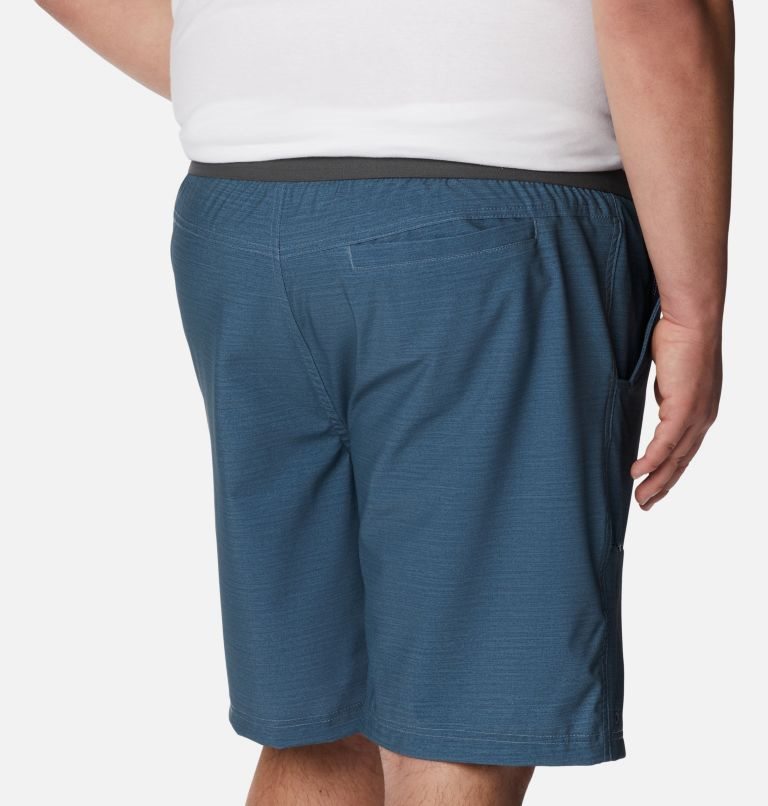 Men's Columbia Twisted Creek Shorts Navy | Plus Size CA-P6AL8